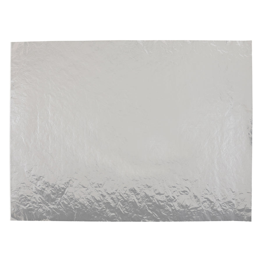 Empress EMPCF1410 Plain Cushion Foil Wrap 14" x 10.5" Silver / White 2500/CS