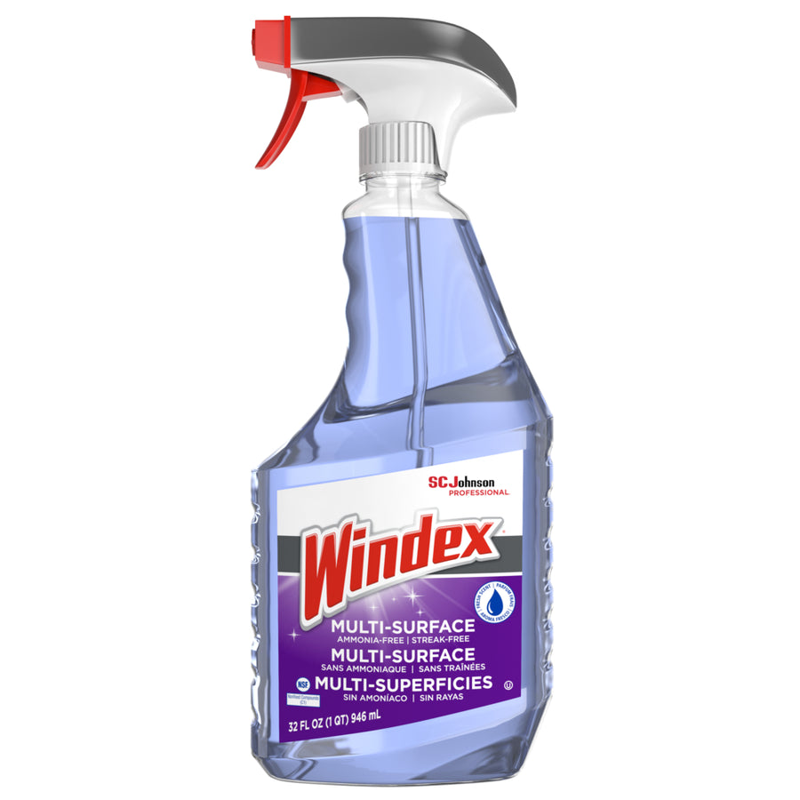 SC Johnson 322381 Windex Non Ammoniated (NA) Trigger Spray 32 oz Fresh Scent 8/CS