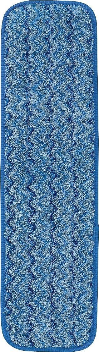 Rubbermaid 2134282 Hygen Disposable Microfiber Pad 18", Blue 150/CS