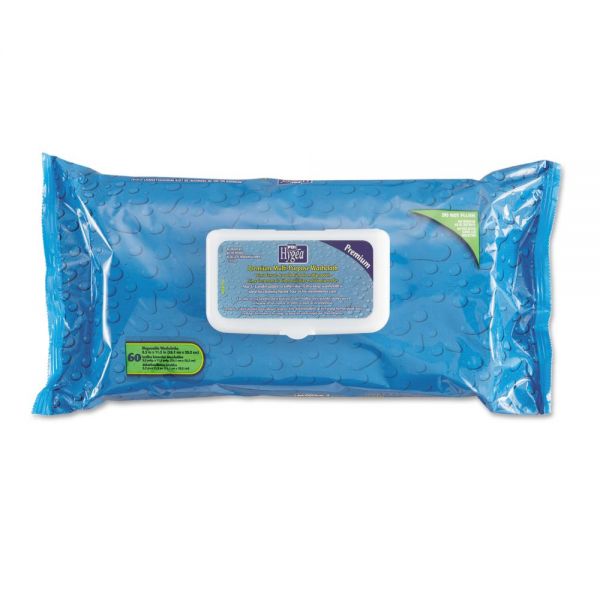 Hygea J14143 Hygea Multi-Purpose Washcloths 9.5" x 11.5" Premium 60 Count 6/CS