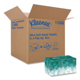 Kleenex KCC 11268 Ultra Soft Hand Towels, POP-UP Box, 1-Ply, 8.9 x 10, White, 70/Box, 18 Boxes/Carton 2