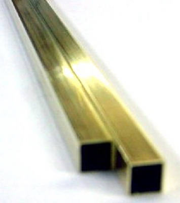 3/16x12 SQ BRS Tube