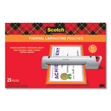 Scotch TP3856-25 Laminating Pouches, 3 Mil, 11.5" X 17.5", Gloss Clear, 25/pack 2
