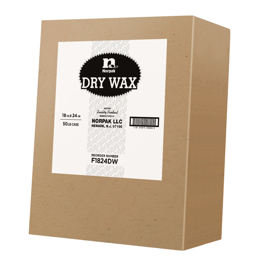Norpak F1824DW 18X24 Dry Wax/Nuparch Sht 50LB 35/41# Paper 50LBS 1400/Cs