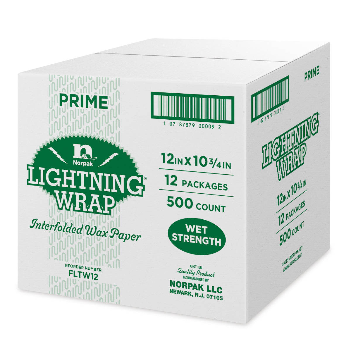 Norpak FLTW12 FLTW12 LIGHTNING Wrap WR6M 12" X 10.75" 6000/CS