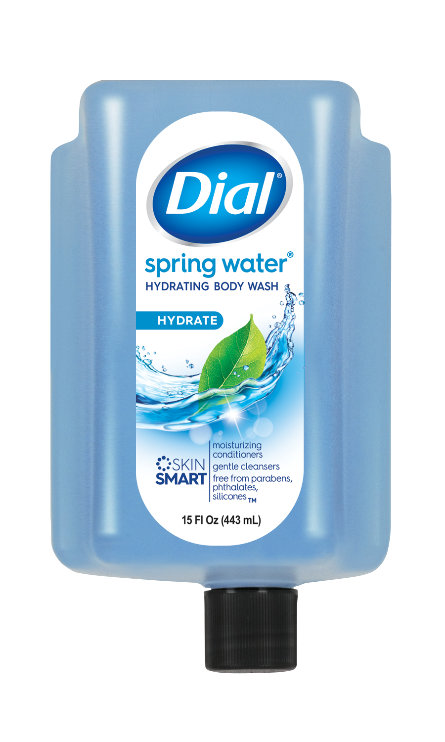 Dial 99804 Versa Body Wash Dispenser Refill Spring Water, 15 oz 6/CS