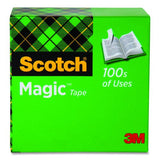 Scotch 810 Magic Tape Refill, 1" Core, 0.5" X 36 Yds, Clear 2