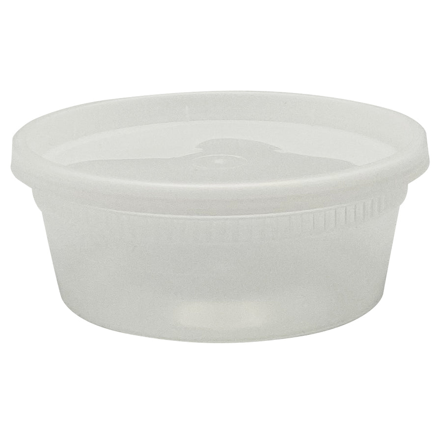 Empress EHDC08C Heavy Duty Deli Containers 8 oz, Clear, Combo Pack 240/CS