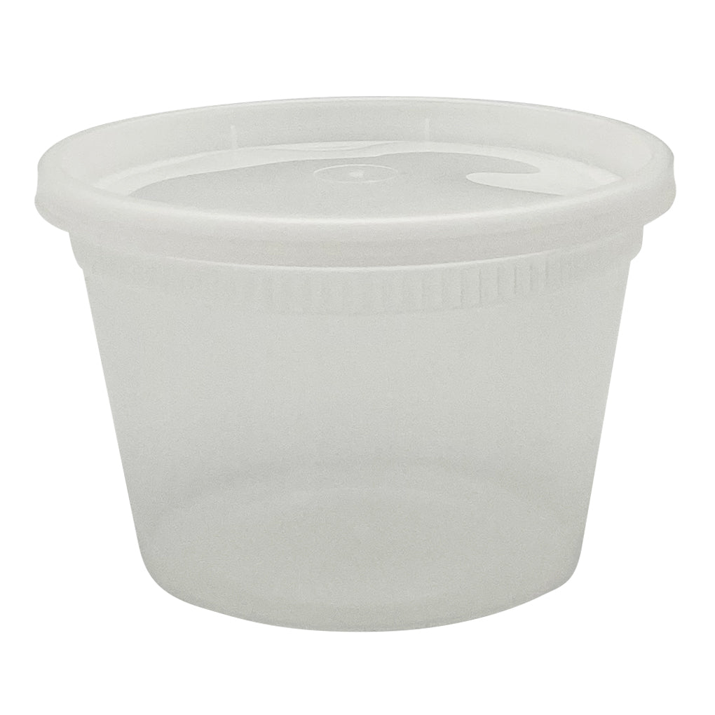Empress EHDC16C Heavy Duty Deli Containers 16 oz, Clear, Combo Pack 240/CS
