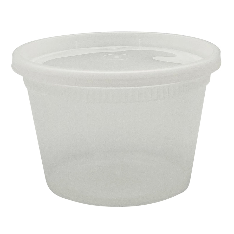 Empress EHDC16C Heavy Duty Deli Containers 16 oz, Clear, Combo Pack 240/CS