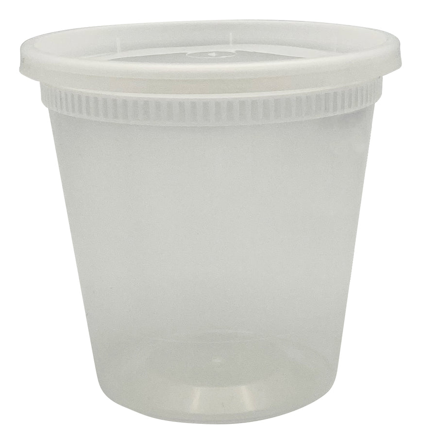Empress EHDC24C Heavy Duty Deli Containers 24 oz Clear Combo Pack 240/CS