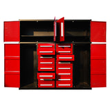 7ft Garage Storage Cabinet with 16 Drawers