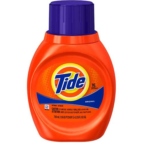 P&g Professional 37373 Tide Liquid Laundry Detergent Original 16 Loads 25 fluid oz. 6/CS
