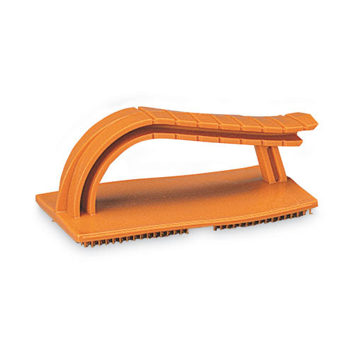 3M 7100106981 Standard Abrasives Easy Hand Pad Holder, 3.38 x 5.75, Orange