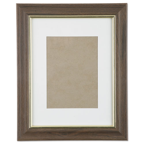 Abilityone 7105000528698 7105000528698 SKILCRAFT Walnut Vinyl Frames, Certificate/Photo, 8 x 10, 12/Carton
