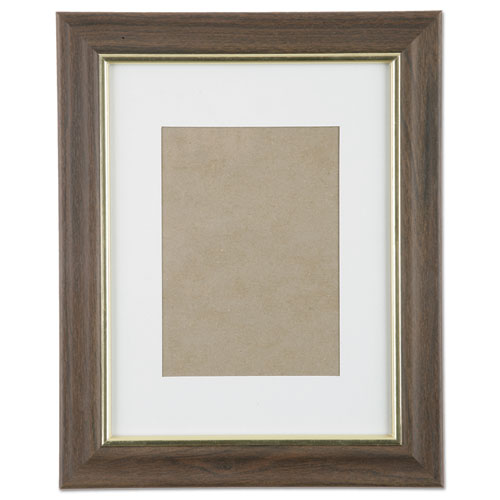 Abilityone 7105014089957 7105014089957 SKILCRAFT Walnut Vinyl Frames, Certificate/Photo, 8.5 x 11, 12/Carton