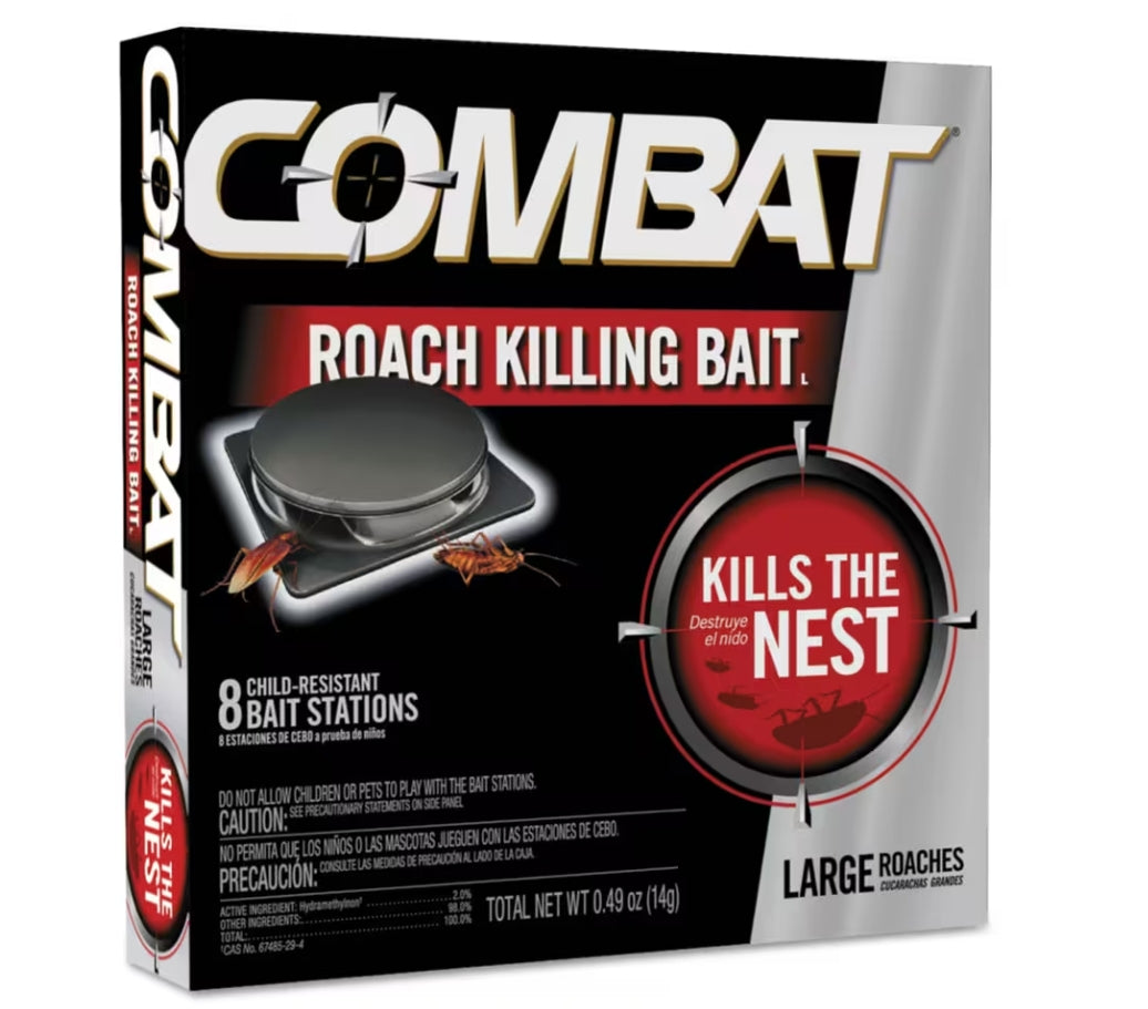 Dial 41913 Combat Regular Bait Source Kill Large Roach Open 8 Cnt 12/CS