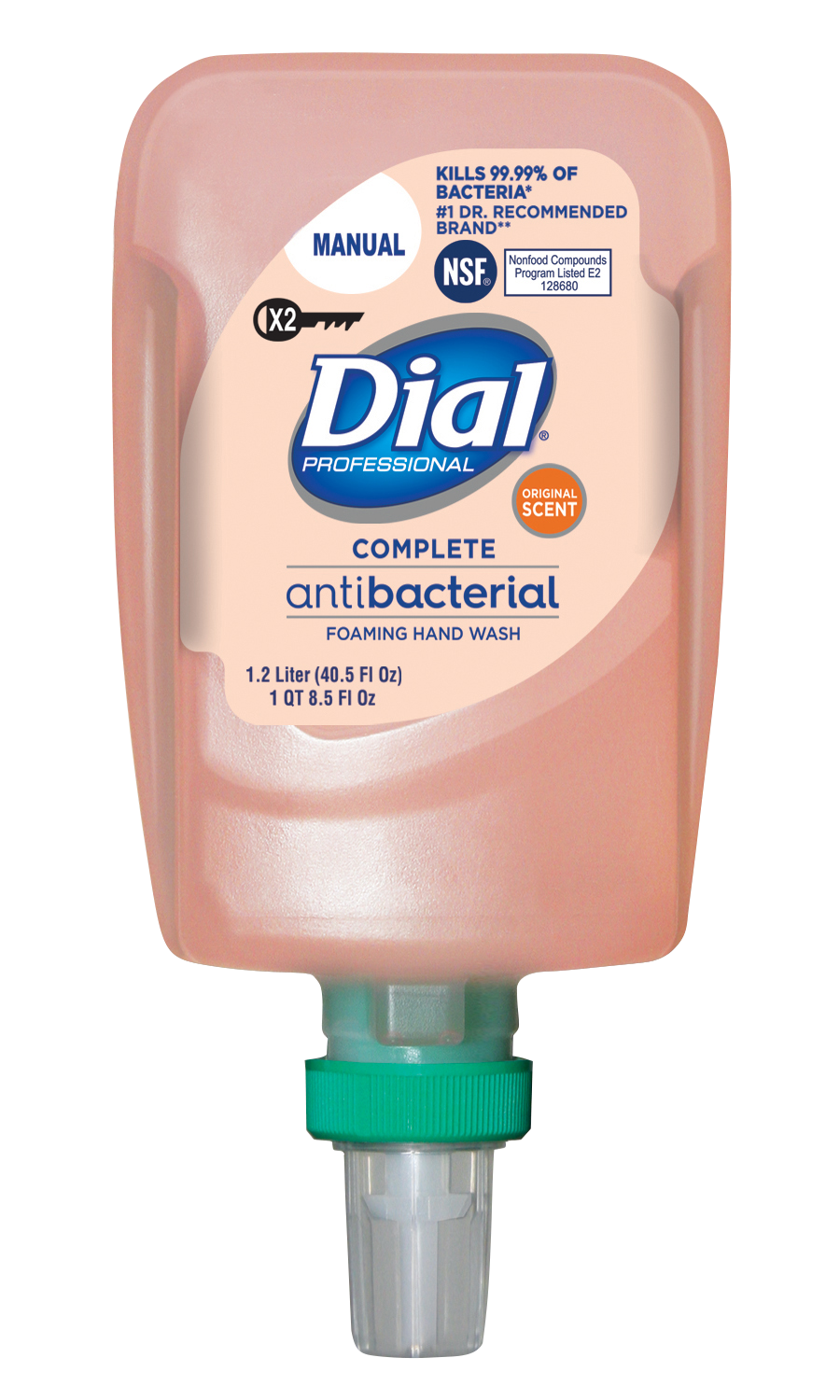 Dial 16770 Complete FIT X2 Manual Refill, 1.2 Liter 3/CS