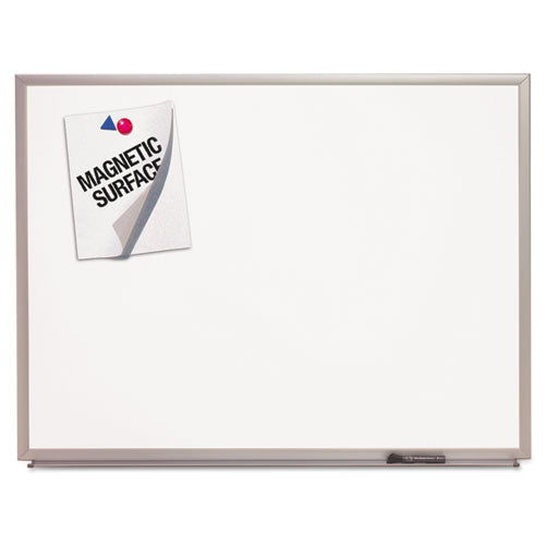 Abilityone 7110015680399 7110015680399 skilcraft quartet magnetic porcelain marker board, 53 x 77, white surface, anodized aluminum frame