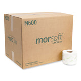 Morcon Tissue M600 Morsoft Controlled Bath Tissue, Septic Safe, 2-Ply, White, 600 Sheets/Roll, 48 Rolls/Carton 2