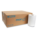 Morcon Tissue W12350 Morsoft Universal Roll Towels, 1-Ply, 8" x 350 ft, White, 12 Rolls/Carton 2