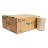 Morcon Tissue R12350 Morsoft Universal Roll Towels, 1-Ply, 8" x 350 ft, Brown, 12 Rolls/Carton 2