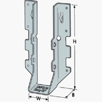 G185 2x8 Joist Hanger