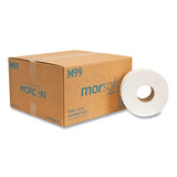 Morcon Tissue M99 Jumbo Bath Tissue, Septic Safe, 2-Ply, White, 3.3" x 1,000 ft, 12/Carton 2