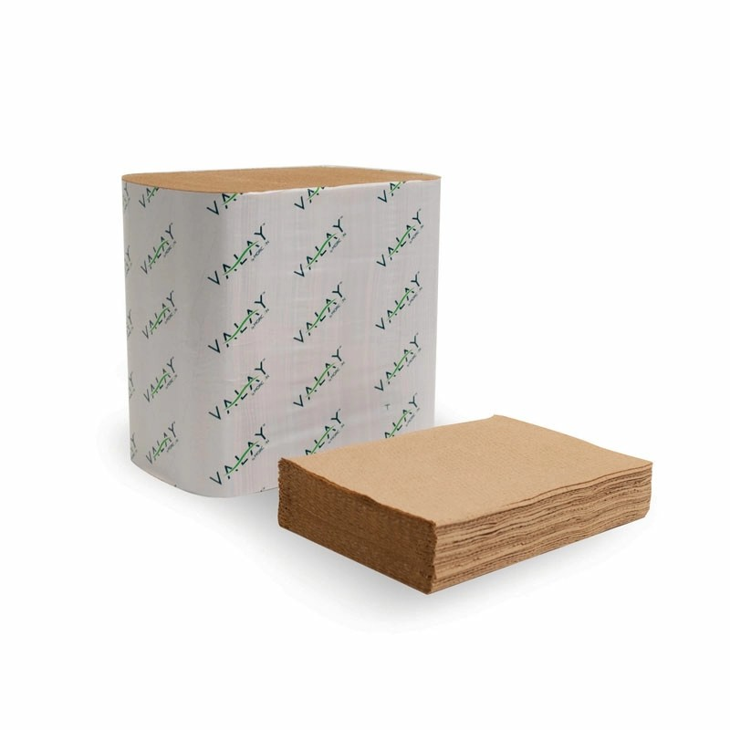 Morcon 5300VN Valay Interfolded Napkin 2-Ply Kraft 6.3" x 8.85" 6000/CS