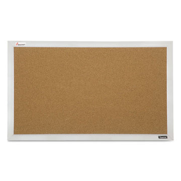 Abilityone 7195015679517 7195015679517 SKILCRAFT Quartet Cubicle Cork Board, 21.5 x 32, Tan Surface, Silver Aluminum Frame