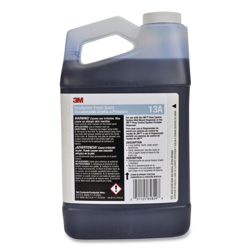 3M 13A Deodorizer Concentrate, Fresh Scent, 64 Oz Bottle, 4/carton 2