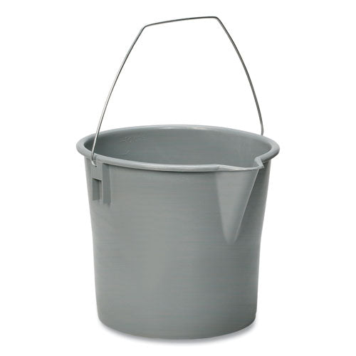 Abilityone 7240-00-060-6006 7240000606006, SKILCRAFT, Utility Pail, 10 qt, Polyethylene, Gray, 10" dia