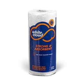 Kruger 25820 White Cloud Paper Towel 11" x 5.9" 90 Select-A-Size Sheets 24/CS