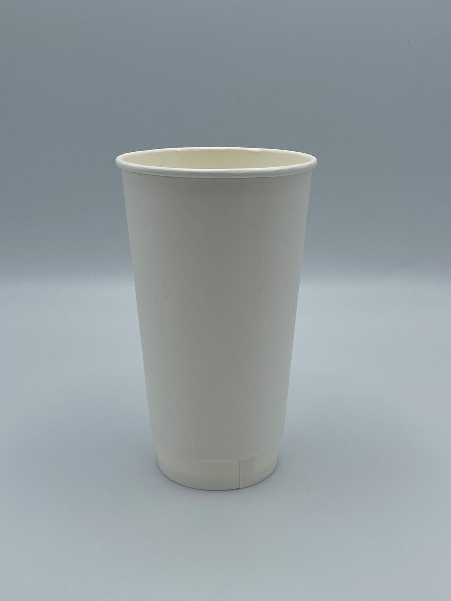 Empress EHCDW20-W Double Wall Paper Hot Cup 20 oz White 500/CS