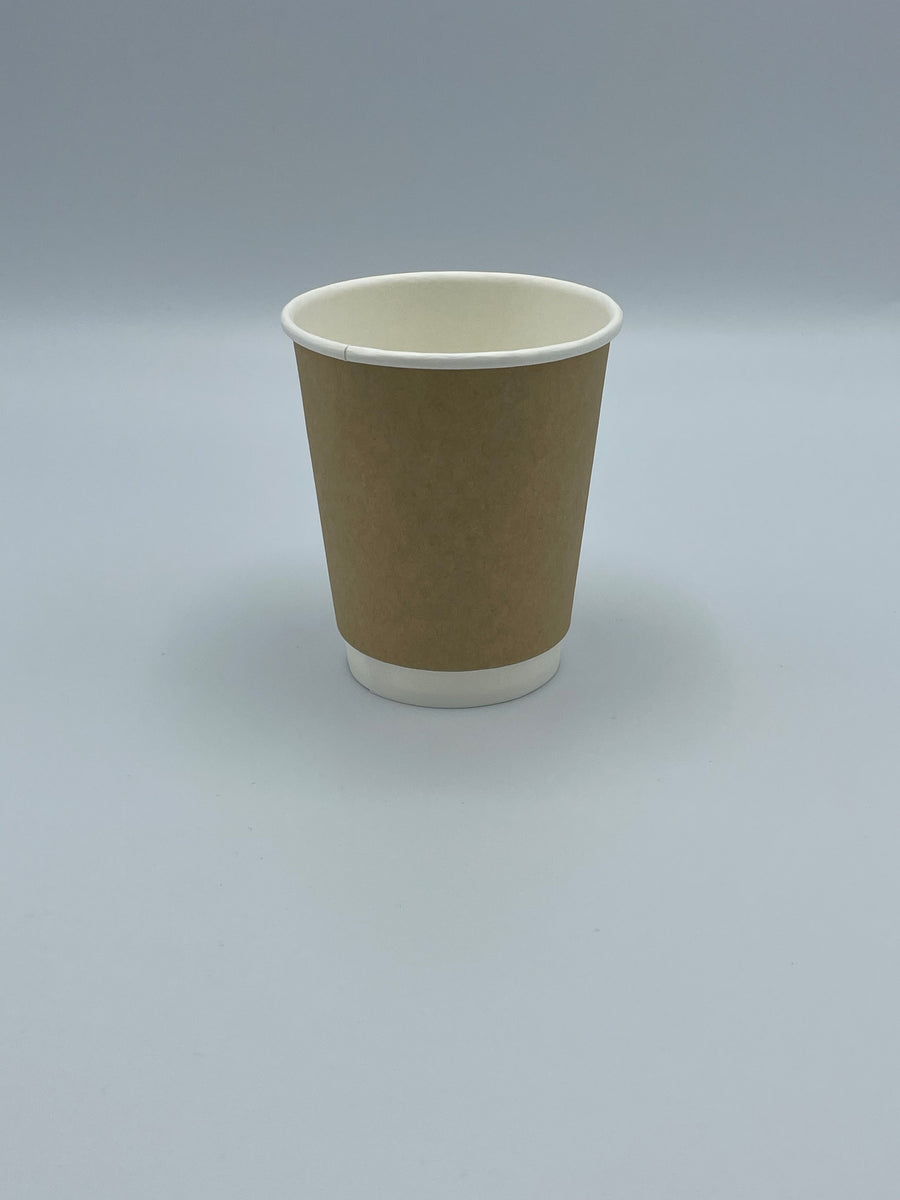 Empress EHCDW8-K Double Wall Paper Hot Cup 8 oz Kraft 500/CS