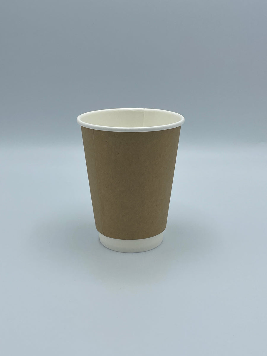 Empress EHCDW12-K Double Wall Paper Hot Cup 12 oz Kraft 500/CS