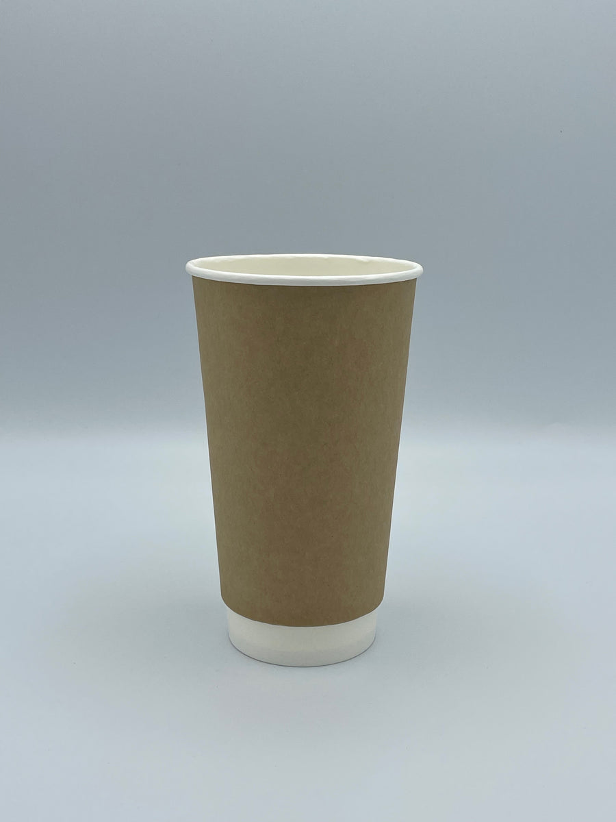 Empress EHCDW20-K Double Wall Paper Hot Cup 20 oz Kraft 500/CS