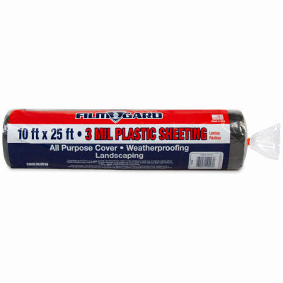 10x25 3Mil BLK Sheeting