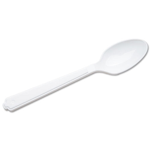 Abilityone 7340000221317 7340000221317, Skilcraft, Plastic Flatware, Type Iii, Teaspoon, White, 100/pack