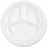 Abilityone 7350012636700 7350012636700, Skilcraft, Waterproof Paper Plates, 10.25" Dia, 0.88" Deep, White, 500/box