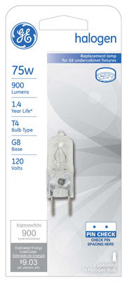 GE 75W QTZ Halo Lamp