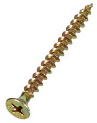 50PK 8x2-1/2 GLD Screw