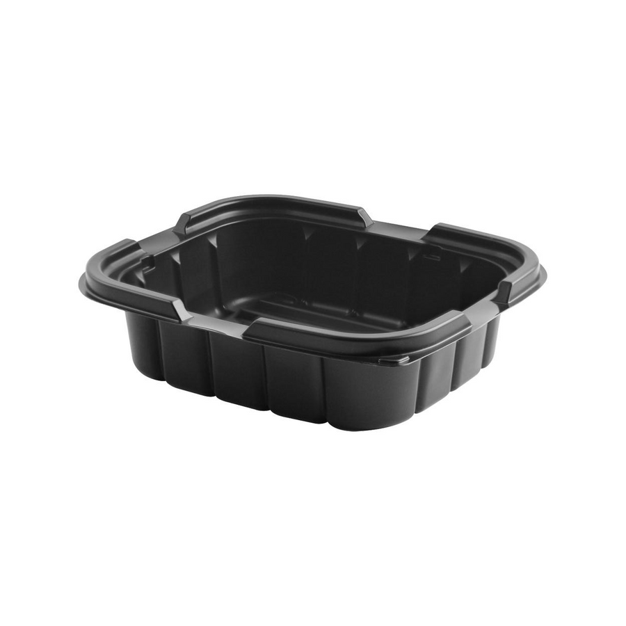 Anchor Packaging 4540617 / CF616 14 oz Microwavable 1-Comp Cont. 7" x 6" Crisp Food Technology 400/CS