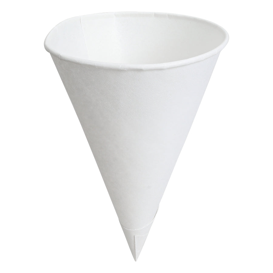 Empress EMP4.5CONE Waxed Cone Cup Rolled Rim 4.5 oz 5000/CS