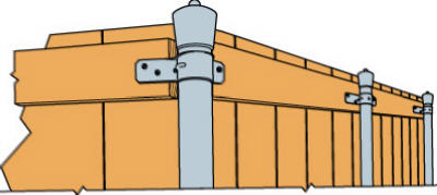 2-3/8" Pipe Grip Tie
