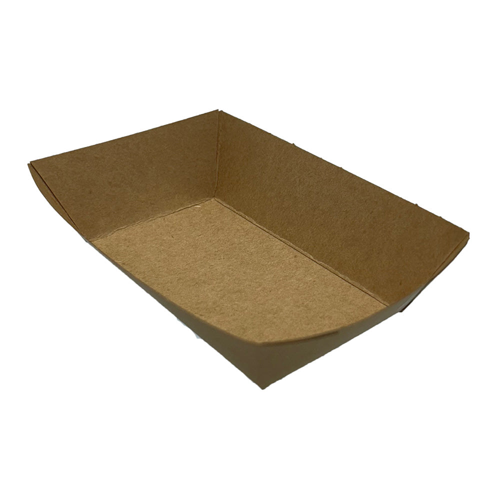 Nova NFT25-K 1/4 lb Kraft Food Tray PFAS Free 1000/CS