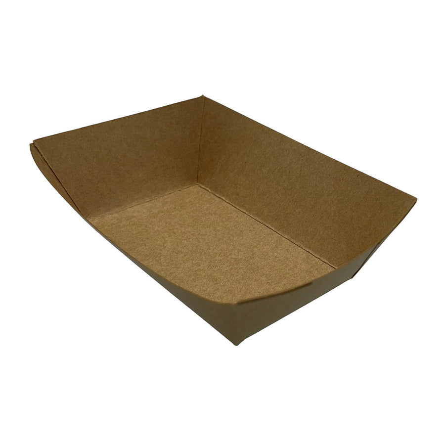Nova NFT40-K 6oz Kraft Food Tray PFAS Free 1000/CS
