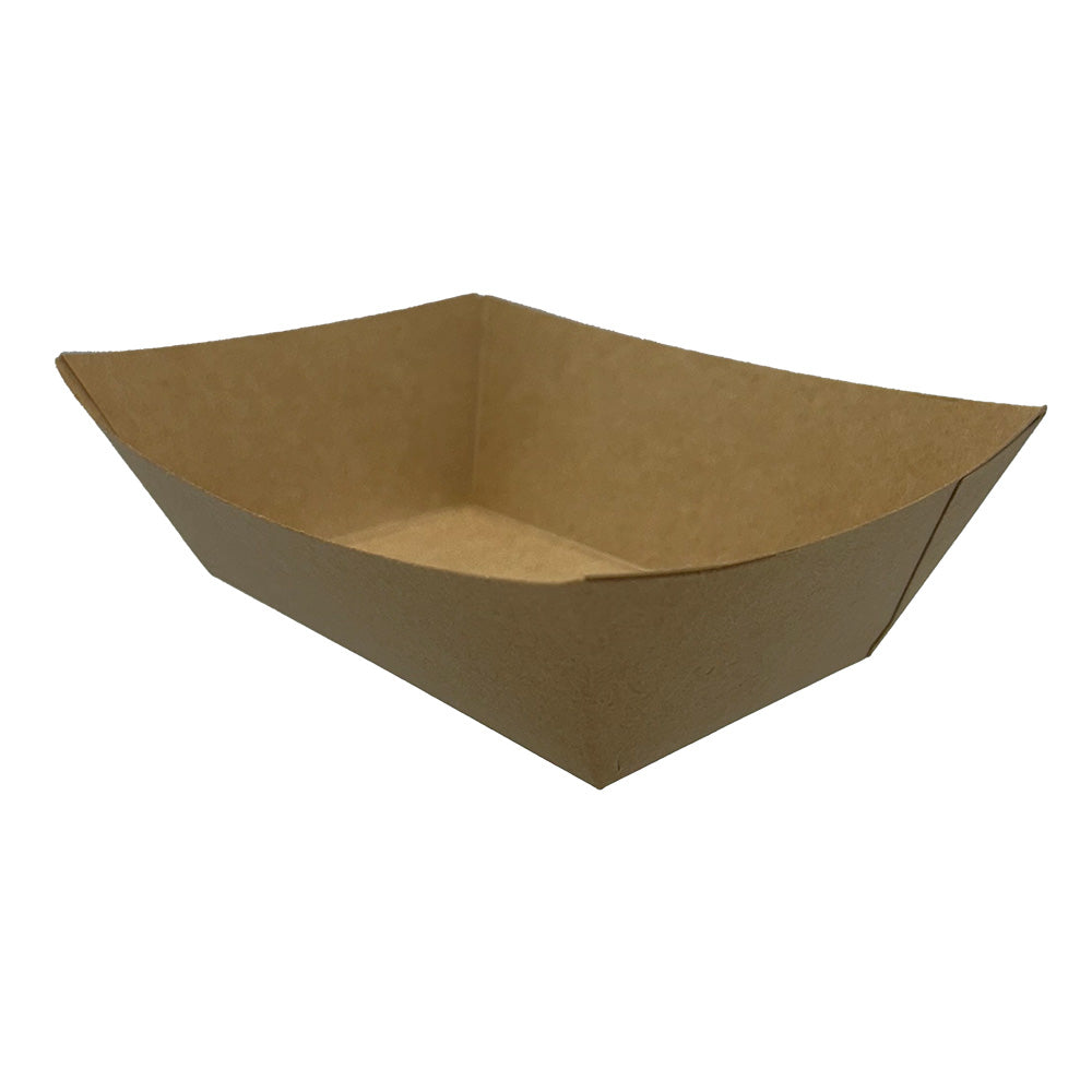 Nova NFT100-K 1 lb Kraft Food Tray PFAS Free 1000/CS