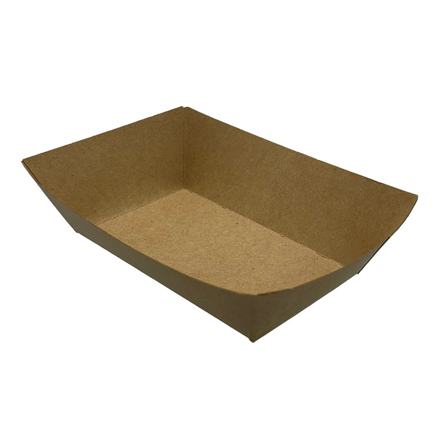 Nova NFT200-K 2 lb Kraft Food Tray PFAS Free 1000/CS
