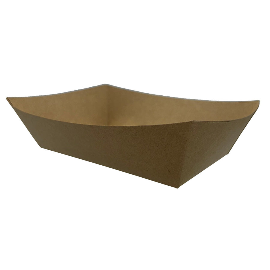 Nova NFT500-K 5 lb Kraft Food Tray PFAS Free 500/CS